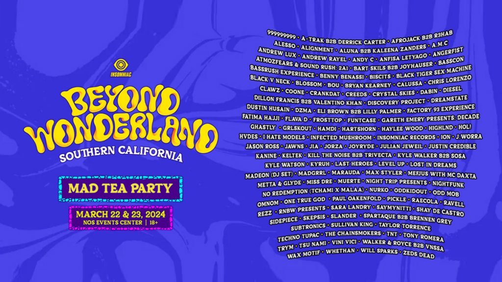 Beyond Wonderland 2024 NOS Event Center (18+) Rave Meetup